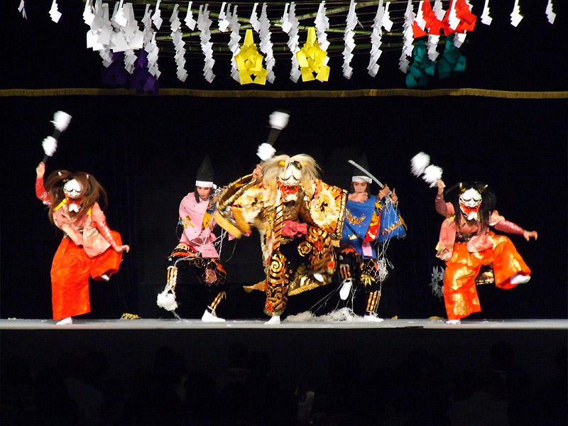 原田神楽団 紅葉狩