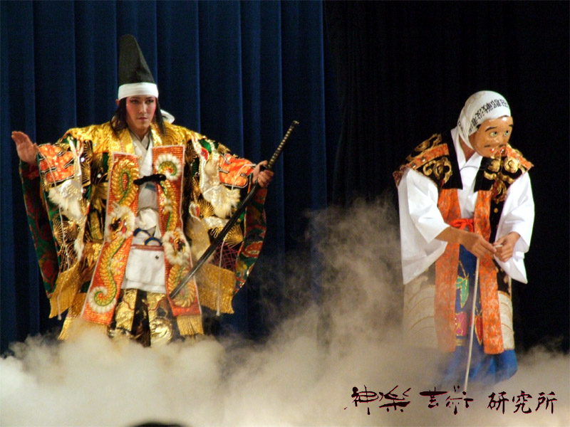 羽佐竹神楽団 下り八島
