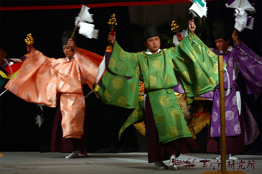 原田神楽団 神迎え
