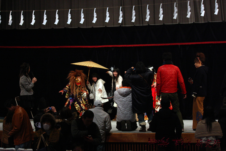 上演後の撮影会