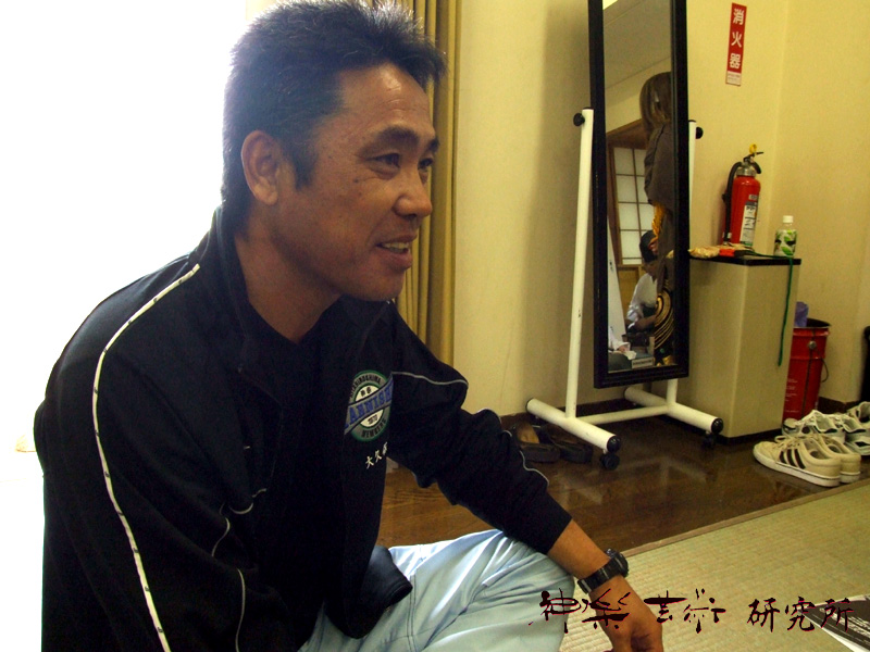 八重西神楽団 大久保団長