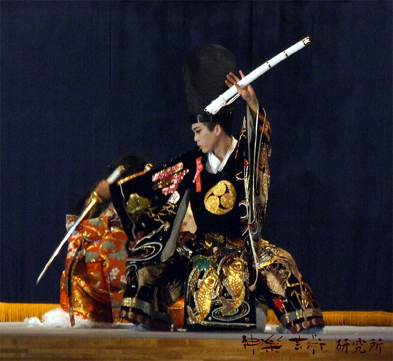 中川戸神楽団「土蜘蛛」より 源頼光